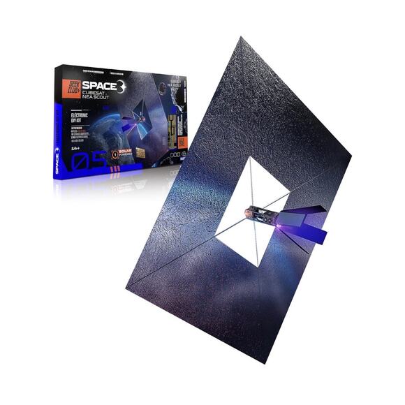 Near Earth Asteroid Scout Model Educational STEM & Electrical Engineering Kit - Picture 1 of 6